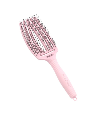 Brosse Fingerbrush Rose Paastel Double Bristles Taille M