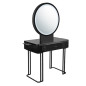 Coiffeuse Double Nicole Métal Noir Coiffeuse Double Nicole Métal Noir