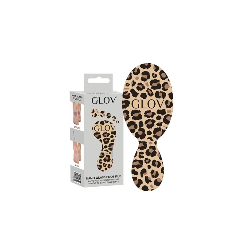 Rape Pédicure Leopard en Nano Verre Rape Pédicure Leopard en Nano Verre