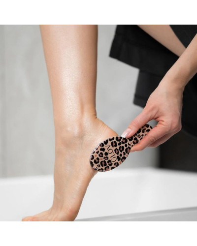 Rape Pédicure Leopard en Nano Verre