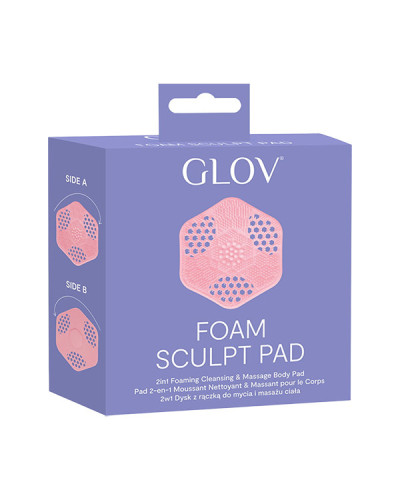 Foam Sculpt Pad 2 en 1 Moussant Nettoyant & Massant Glov
