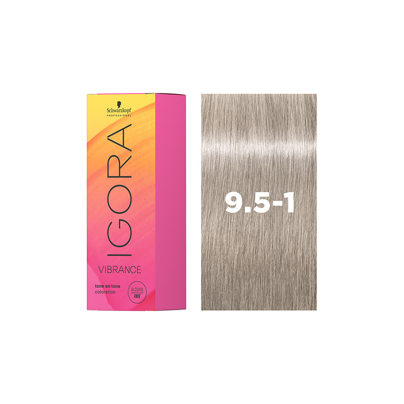 Igora Vibrance 9,5-1 Blond Pastel Cendré 60ml Schwarzkopf Professionnel Igora Vibrance 9,5-1 Blond Pastel Cendré 60ml Schwarzkopf Professionnel