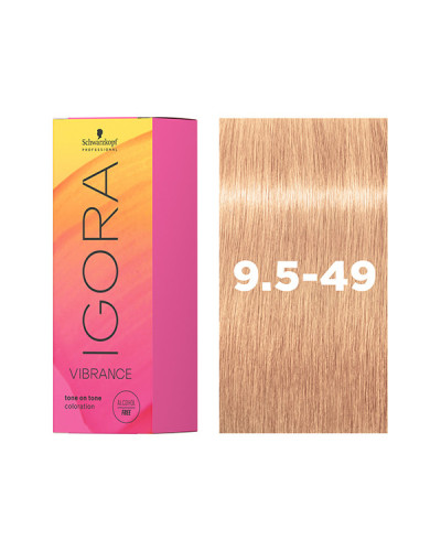 Igora Vibrance 9,5-49 Pastel Blond Beige Violet Schwarzkopf Professionnel 60ml