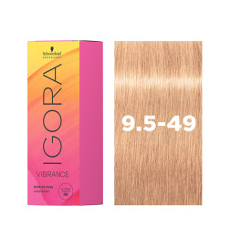 Igora Vibrance 9,5-49 Pastel Blond Beige Violet Schwarzkopf Professionnel 60ml