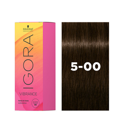Igora Vibrance 5-00 Châtain Clair Naturel Extra 60ml Schwarzkopf