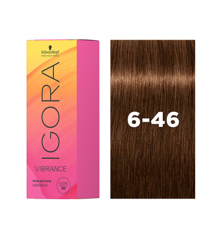 Igora Vibrance 6-46  Blond Foncé Beige Marron 60ml Schwarzkopf