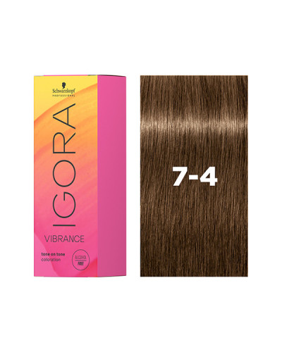 Igora Vibrance 7-4  Blond Moyen Beige 60ml Schwarzkopf