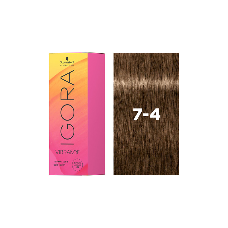Igora Vibrance 7-4  Blond Moyen Beige 60ml Schwarzkopf