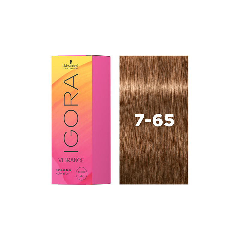 Igora Vibrance 7-65 Blond moyen chocolat doré 60ml Schwarzkopf Igora Vibrance 7-65 Blond moyen chocolat doré 60ml Schwarzkopf
