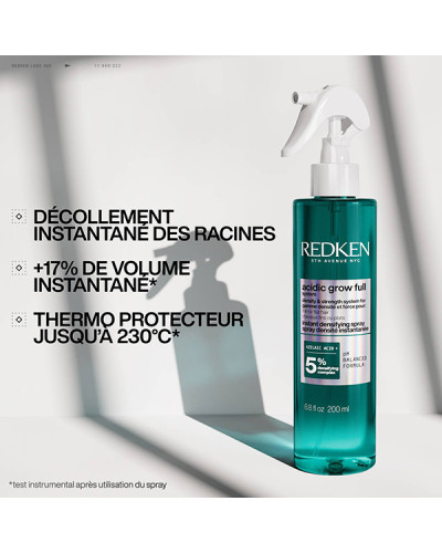 Spray Densité Instantanée Acidic Grow Full System Redken 200 ml