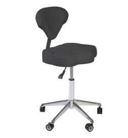 Tabouret à Roulettes Opy Gris Anthracite