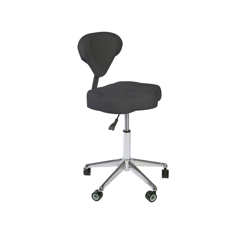 Tabouret à Roulettes Opy Gris Anthracite Tabouret à Roulettes Opy Gris Anthracite