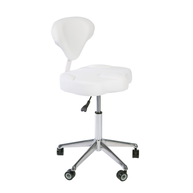 Tabouret à Roulettes Opy Blanc Tabouret à Roulettes Opy Blanc