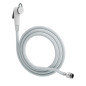 Douchette Blanche Avec Flexible Pour Lave Tête 216. Douchette Blanche Avec Flexible Pour Lave Tête 216.