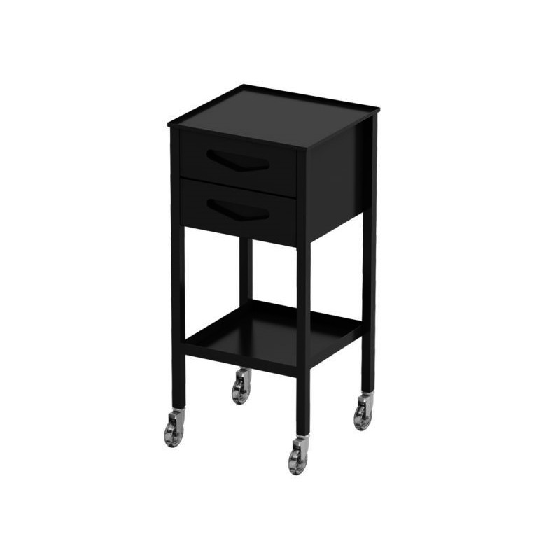 Table de service ref 221 2 tiroirs et 1 plateau bas sur roulettes Table de service ref 221 2 tiroirs et 1 plateau bas sur roulettes