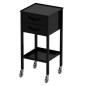 Table de service ref 221 2 tiroirs et 1 plateau bas sur roulettes Table de service ref 221 2 tiroirs et 1 plateau bas sur roulettes