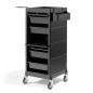 Table de Service Discrète Noire Table de Service Discrète Noire