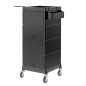 Table de Service Discrète Noire Table de Service Discrète Noire