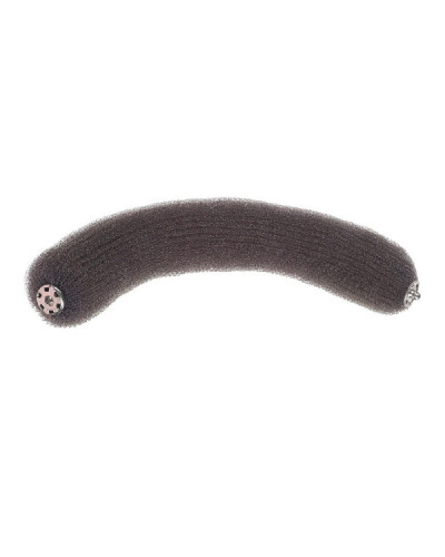 Boudin Chignon Pression Châtain New & Beauty 23cm