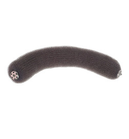 Boudin Chignon Pression Châtain New & Beauty 23cm