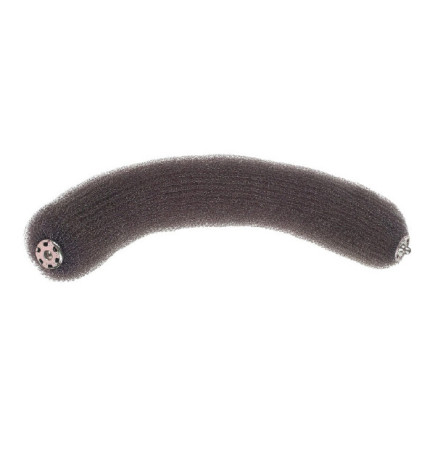 Boudin Chignon Pression Châtain New & Beauty 23cm