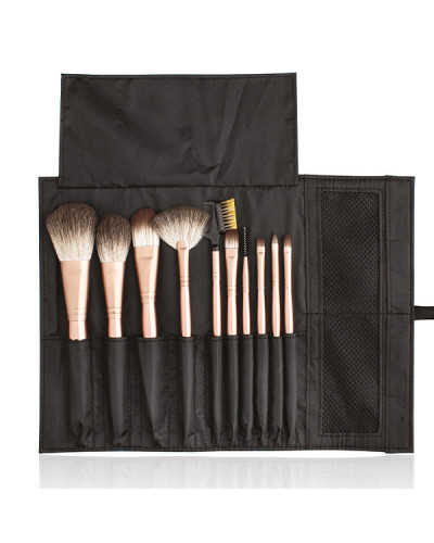 Set de 10 Pinceaux Maquillage Rose Gold Xanitalia