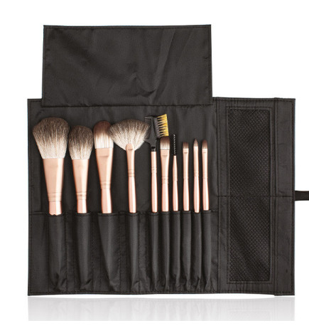 Set de 10 Pinceaux Maquillage Rose Gold Xanitalia
