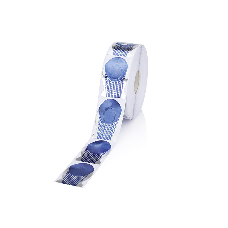 Formes Éffilées Adhésives Pré-découpées Ongles Châblons Bleues x500 Formes Éffilées Adhésives Pré-découpées Ongles Châblons Bleues x500