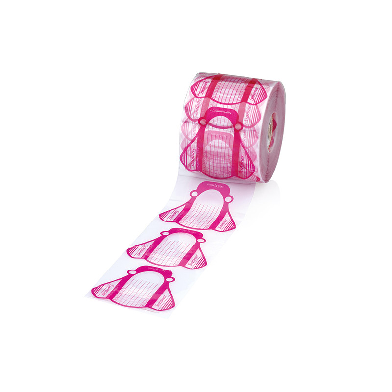 Forme Adhésives Pré-découpée Ongles Papillon Roses x500