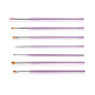 Lot de 7 Pinceaux À Ongles Pour UV Gel Nail Art Lot de 7 Pinceaux À Ongles Pour UV Gel Nail Art