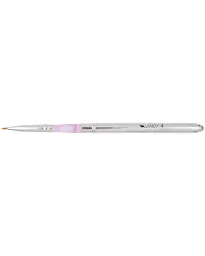 Pinceau Gel & Nail Art Silver Kolinsky n°4