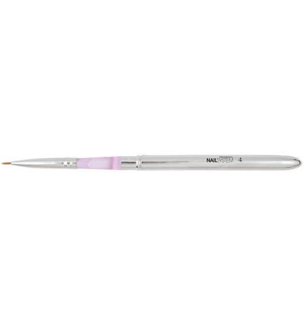 Pinceau Gel & Nail Art Silver Kolinsky n°4