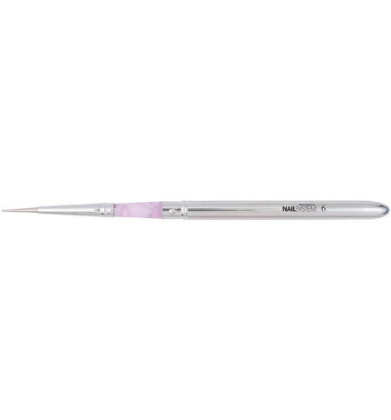 Pinceau Gel & Nail Art Silver Kolinsky n°6