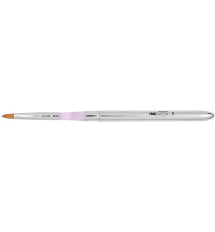 Pinceau Gel & Nail Art Silver Kolinsky n°8