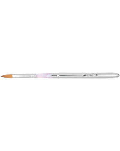 Pinceau Gel & Nail Art Silver Kolinsky n°10