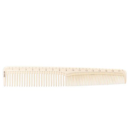 Peigne de Coupe 18.5cm Gradué Blanc