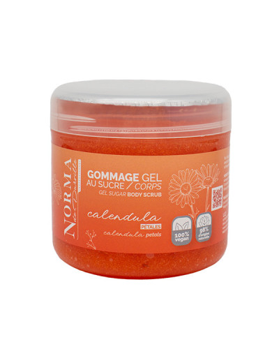 Gel Gommage Au Sucre à l'Extrait de Calendula 400Gr
