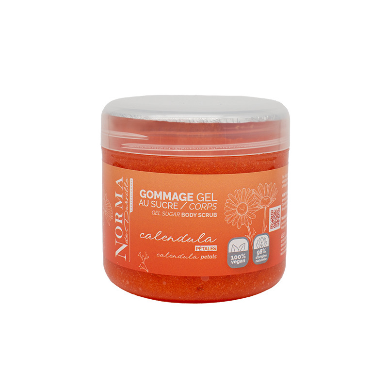 Gel Gommage Au Sucre à l'Extrait de Calendula 400Gr