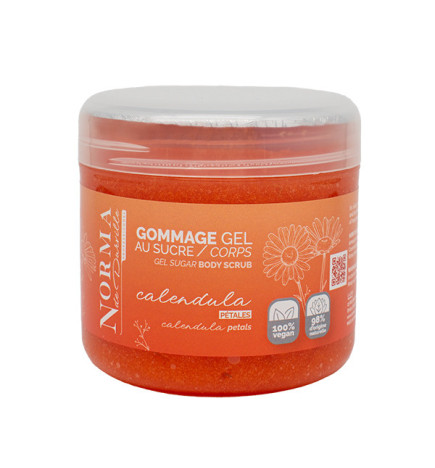 Gel Gommage Au Sucre à l'Extrait de Calendula 400Gr