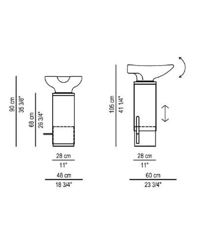 Colonne de Lavage Armor Nelson Mobilier