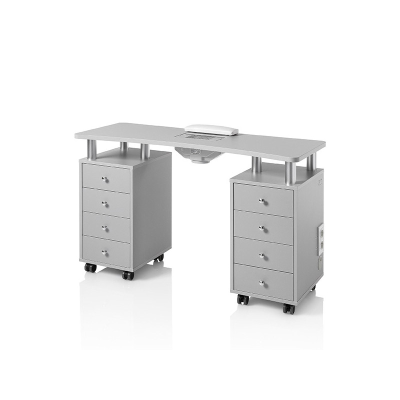 TABLE MANUCURE NAIL STATION GRISE AVEC ASPIRATEUR TABLE MANUCURE NAIL STATION GRISE AVEC ASPIRATEUR
