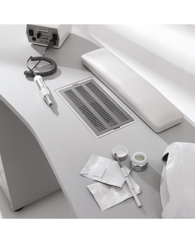 TABLE MANUCURE NAIL STATION GRISE AVEC ASPIRATEUR