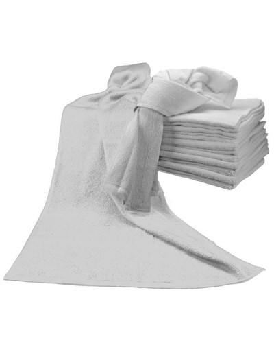12 Serviettes en Microfribres Blanches