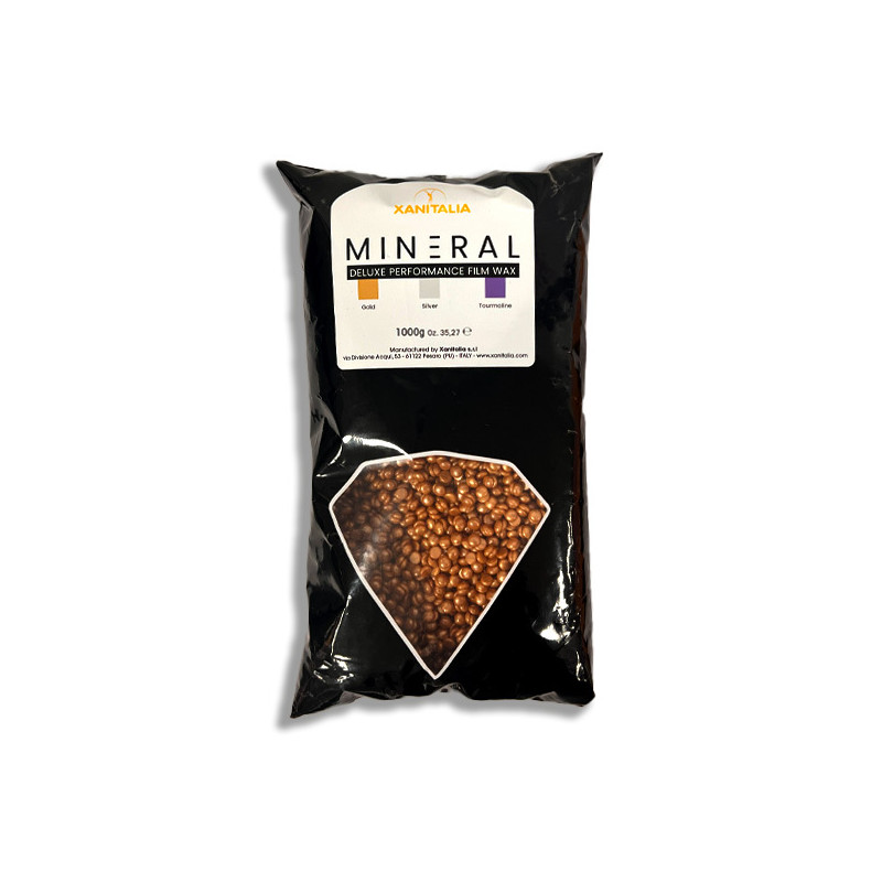 Cire à épiler sans bandes Mineral Gold Deluxe 1kg