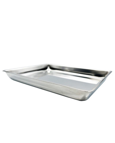 Support inox pour plateaux jetables