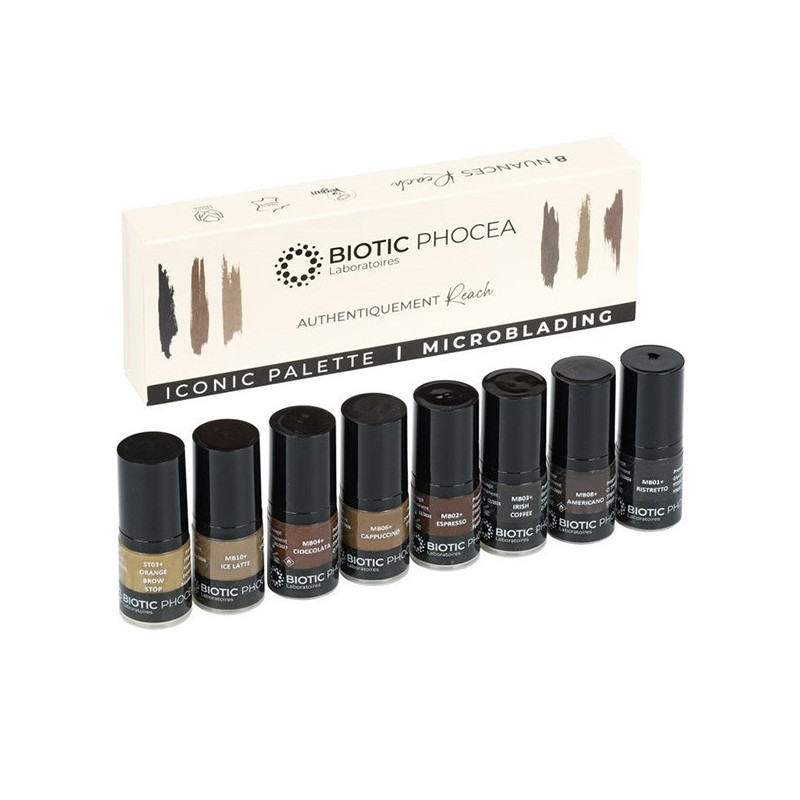 Dermo Pigment Coffret Iconic Microblading Biotic Phocea 8x5ml
