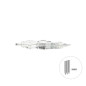 Dermo Cartouche 3 Pointes Slope Pour Dermo Lite Lot De 10