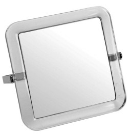 Miroir Carré Double Face Grossissant x5