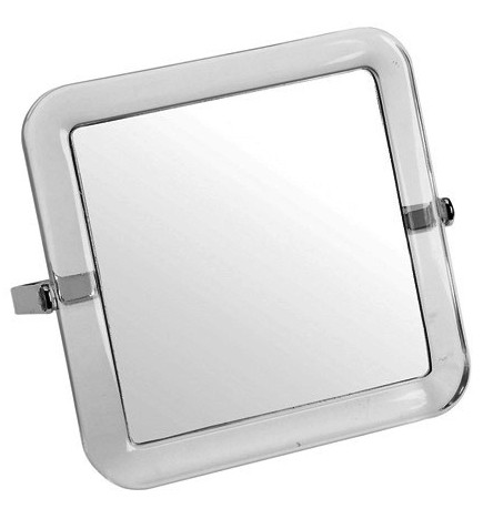Miroir Carré Double Face Grossissant x5