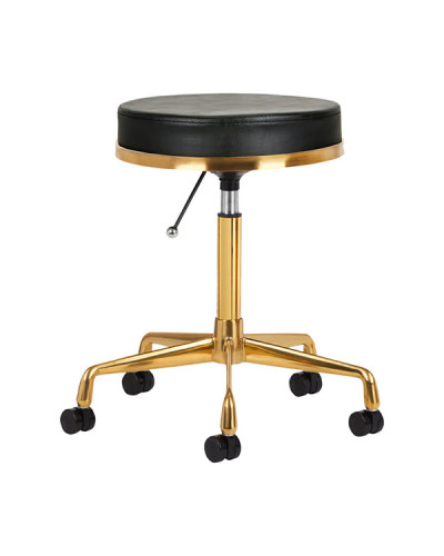 Tabouret Cosmétique H4 Doré et Noir